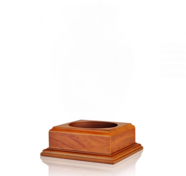 Orange and Black Baseball Urn